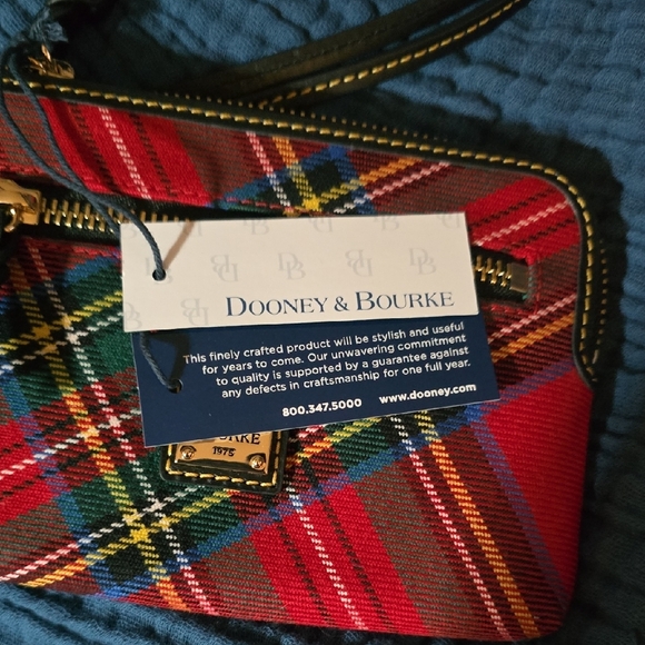 Dooney & Bourke Red and Black Clutch - Picture 7 of 7